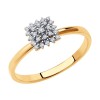 Кольцо из золота с бриллиантами 1012015