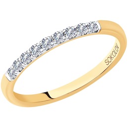 Кольцо из золота с бриллиантами 1111256-01