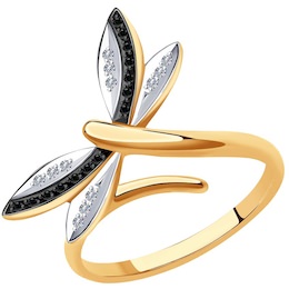 Кольцо из золота с бриллиантами 7010069