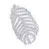Кольцо из серебра с фианитами 94013131